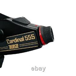 Vintage Zebco Cardinal 555 Black Body Fishing Spinning Reel Abu Sweden RARE EXC