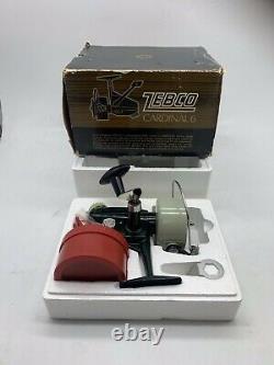 Vintage Zebco Cardinal 6 Spinning Reel-Green with Box Made In Sweden