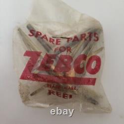 Vintage Zebco Fishing Reel Repair Parts Kit Full of Parts