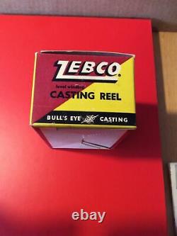 Vintage Zebco Lurecast Model 330 Fishing Reel with Original Box & Manual