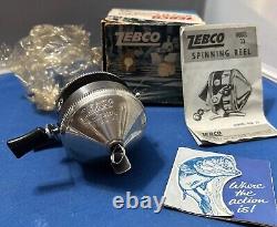 Vintage Zebco Model 33 Closed Face spinning reel NEW IN BOX made IN USA