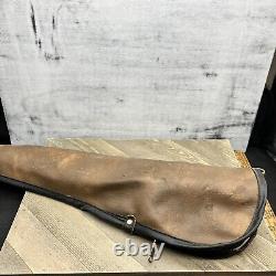 Vintage Zebco Model 3304 4 Piece Fishing Kit 606 Reel Unused Leather Case USA