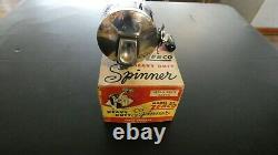 Vintage Zebco Model 55 Spinner Fishing Reel In Box