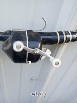 Vintage Zebco Model 77 Rod and Reel Combo 4ft Works Used