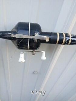 Vintage Zebco Model 77 Rod and Reel Combo 4ft Works Used