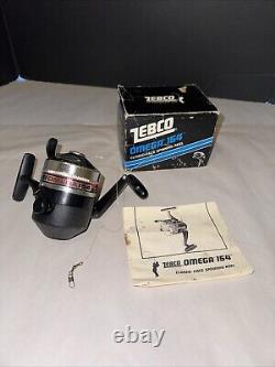 Vintage Zebco Omega 154 Underspin Casting Trigger Fishing Reel Made in USA