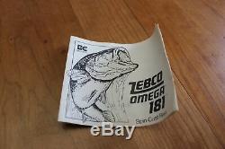 Vintage Zebco Omega 181 Spin-Cast Reel in Original Box with Paperwork 1979 NEW