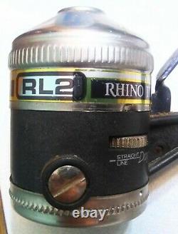 Vintage Zebco RL2 Ultra Light Fishing Reel Rhino Tough USA