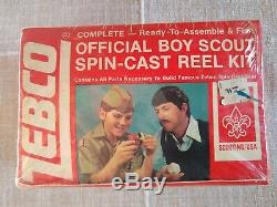 Vintage Zebco Red AND White Boy Scouts Of America FISHING Reel USA NEW SEALED