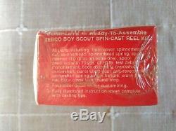 Vintage Zebco Red AND White Boy Scouts Of America FISHING Reel USA NEW SEALED