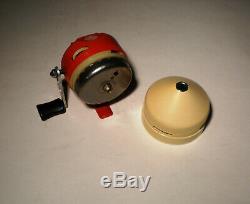 Vintage Zebco Red & White 202 Boy Scout Reel! Molded Body! USA