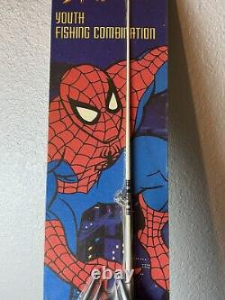 Vintage Zebco Spider-Man Kids Fishing Rod New in Package
