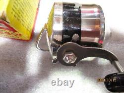 Vintage Zebco Spinner Model 55 Heavy Duty Fishing Reel WithBox/ paperwork