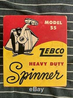 Vintage Zebco Spinner Model 55 good working condition