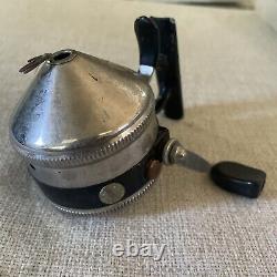 Vintage Zebco Spinning Reel Model 44 Spinner Used Condition Early Nice