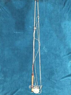 Vintage Zebco Sportfisher 1100 Series 8' Popular Action Rod and Reel