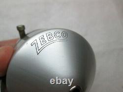 Vintage Zebco Zero Hour Bomb Co. Red Spiner Reel With Box & Papers EXC COND