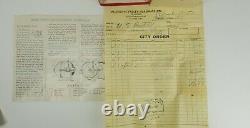 Vintage Zebco Zero Hour Bomb Co. Tan Spinner Reel W Box Paper & Receipt