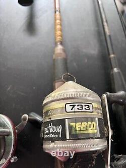 Vintage fishing gear -Peerless Zebco Folsom