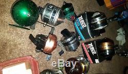 Vintage fishing reel lot nice Penn zebco abu-matic heddon stem some with boxes