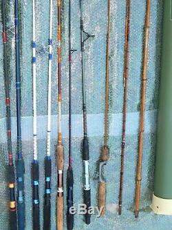 Vintage fishing rods, reels & Plano Protect A Rod Shakespeare, Penn, Zebco