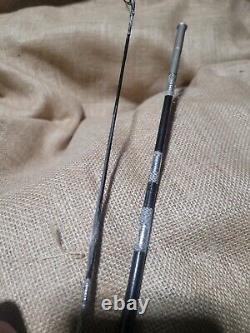 Vintage zebco 3600 5'10 2 piece fiberglass casting rod With Zebco 33 Xl reel USA