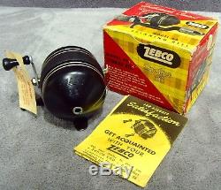 Vintage1959Zebco Scottee 66Spin Cast ReelIncludes Box & ManualVery RareUSA