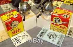 VintageZebcoReel Set Zero+11+22+33+44+55+66+89202+404+606+707+Boxes+Papers