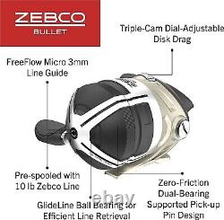 ZEBCO BULLET MG Spincast Reel spare spool 5.11 Gear Ratio 9 BB New In Box