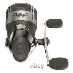 ZEBCO Bullet Pre-Spooled Spincast Reel Ambidextrous Retrieve 12-lb. Max Drag