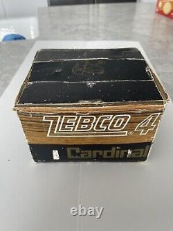 ZEBCO CARDINAL 4 Vintage Fishing Reel. Excellent Condition With Manual And Box