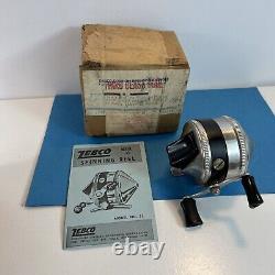 ZEBCO Made In USA Model 33 Fishing Reel W Instructions + Shipper Box Scarce