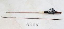 ZEBCO Spinner Model 33 Rod & Reel Vintage 70 2-Piece Rod Made in USA