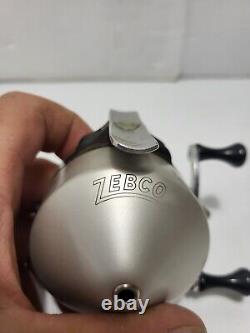 ZERO HOUR BOMB CO ZEBCO CASTING REEL 1951 TULSA OKLAHOMA W Box, Manual Minty