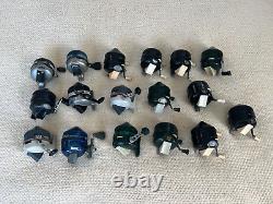 Zebco 202, 222 Spin Cast Reel Lot of 17