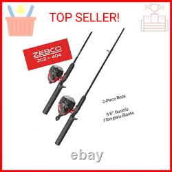 Zebco 202 & 404 Spincast Reels and Fishing Rod Combos (2-Pack)