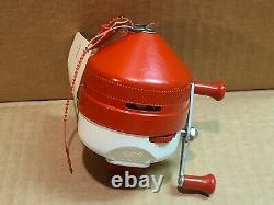 Zebco 202 Red White Christmas Fishing Reel Sales And Gift Tags Vtg