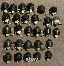 Zebco 202 Spin Cast Reel Lot of 28. Some Working Some For Parts. 16/28 WithHandles