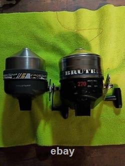 Zebco 270 brute reel and a zebco prostaff 888