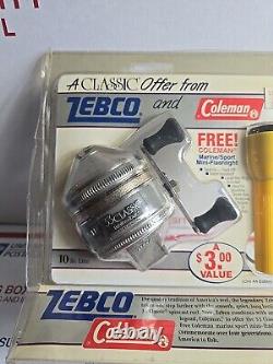 Zebco 33 Classic with Flashlight Reel New Sealed, Read