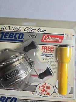 Zebco 33 Classic with Flashlight Reel New Sealed, Read