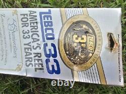 Zebco 33 Limited Edition 33rd Anniversary Fishing Combo with Belt Buckle NOS