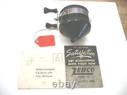 Zebco 33 Reel early Mylar & sleeved spool, box & p/w, free shipping & insurance