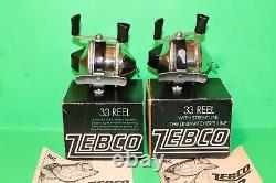 Zebco 33 Reels NIB with papers