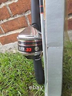 Zebco 33 Silver Anniversary Rod & Reel Combo New Old Stock (NOS) -1980