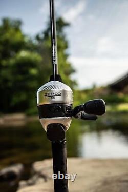 Zebco 33 Spincast Reel and 2-Piece Fishing Rod Combo