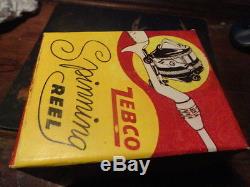 Zebco 33 withplastic spinnerhead with box and paperwork first model 33 nice