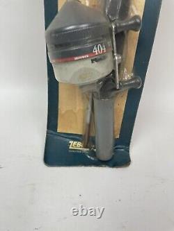 Zebco 404 Fishing Cast Reel Pole Grey Brunswick 1990 NOS New Sealed