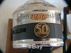 Zebco 50th Limited Edition 33 Gold inlaid reel #16, still in Factory Sealed box