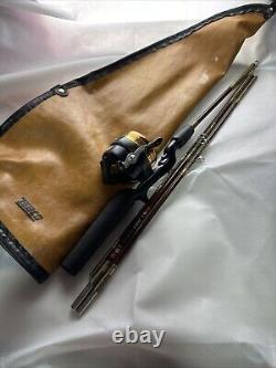 Zebco 600 Reel and Centennial Rod Combo Copper Top In Bag Amazing Condition